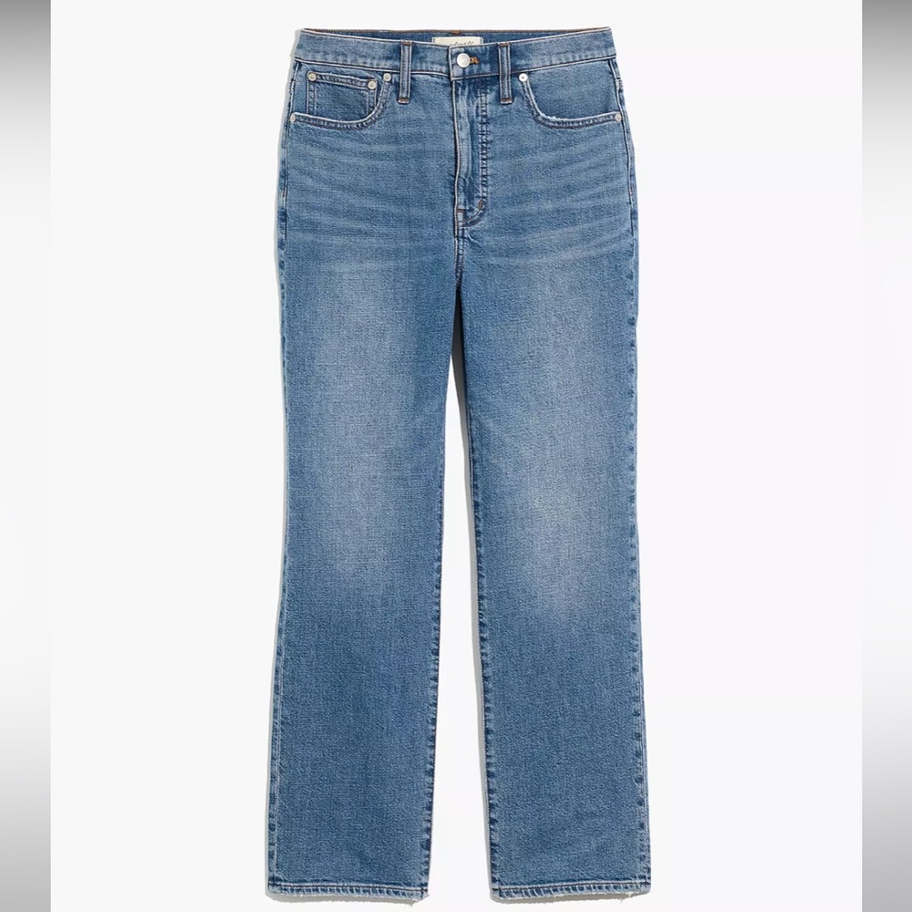 Madewell Slim demi boot jeans in enright wash